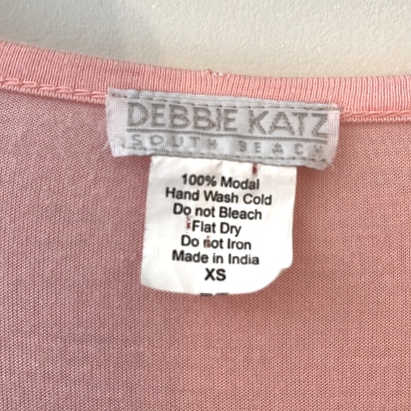 🩷Debbie Katz South Beach Butterfly Sleeve Coverup/ Top - Picture 2 of 4